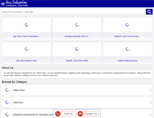 Tablet Screenshot of anuindustries.net